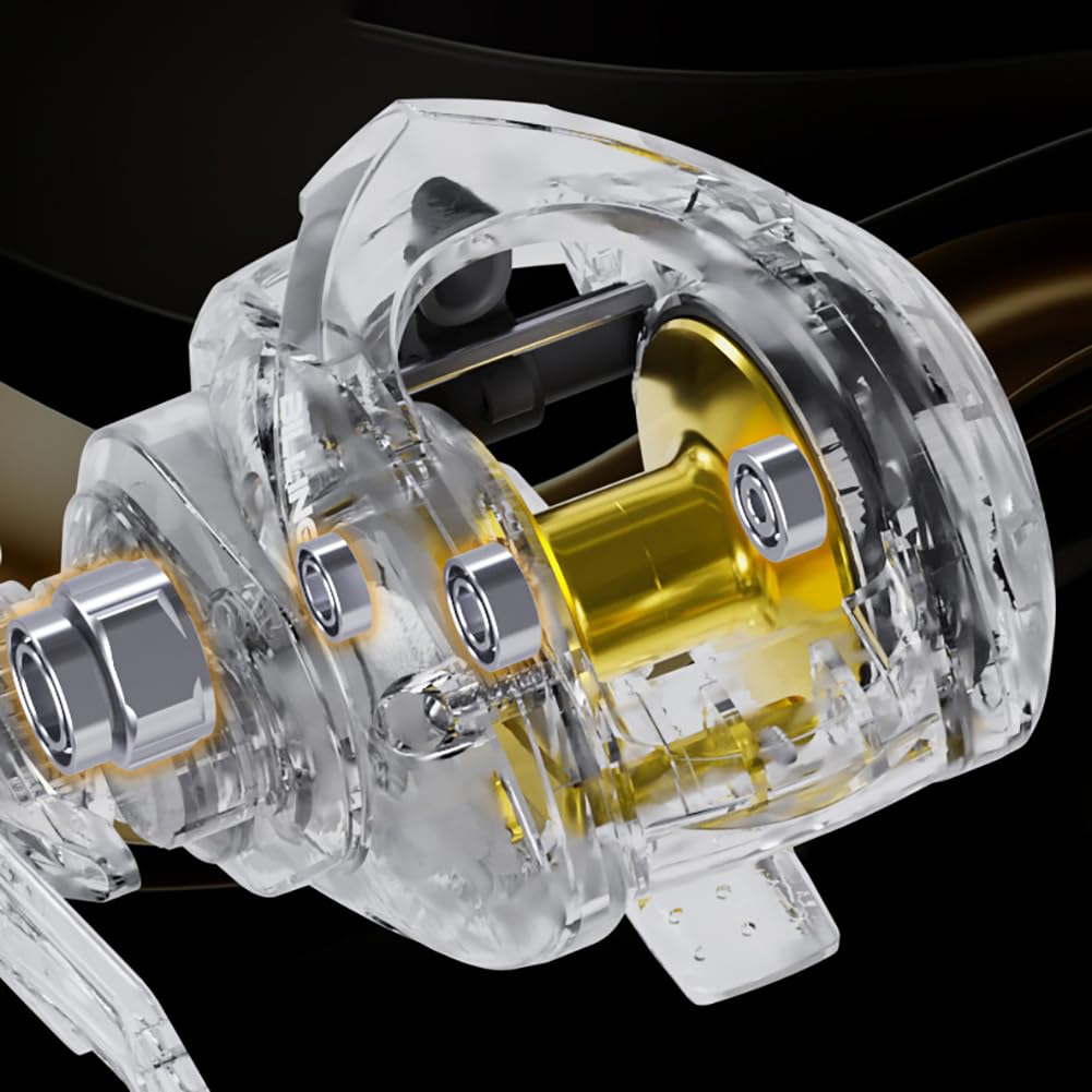 Катушка Mulanimo для морской рыбалки и пресноводных снастей, максимальная сила торможения, магнитная сверхпрочная катушка для рыбалки, передаточное отношение 7,21, 8 кг, катушка, тормоз,