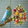 Игрушка-попугай, красочные аксессуары, натуральная деревянная игрушка-головоломка, клетка для птиц, жевательная игрушка для