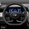 Кожаная накладка на руль автомобиля для Hyundai Tucson Nx4 Santa Fe Mx5 Elantra N Palisade Creta Grand Kona 2024 2025 Аксессуары