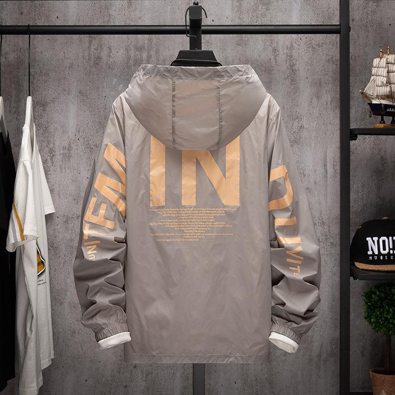 Летняя ветровка женская мода с капюшоном на молнии бомберы пальто уличная верхняя одежда