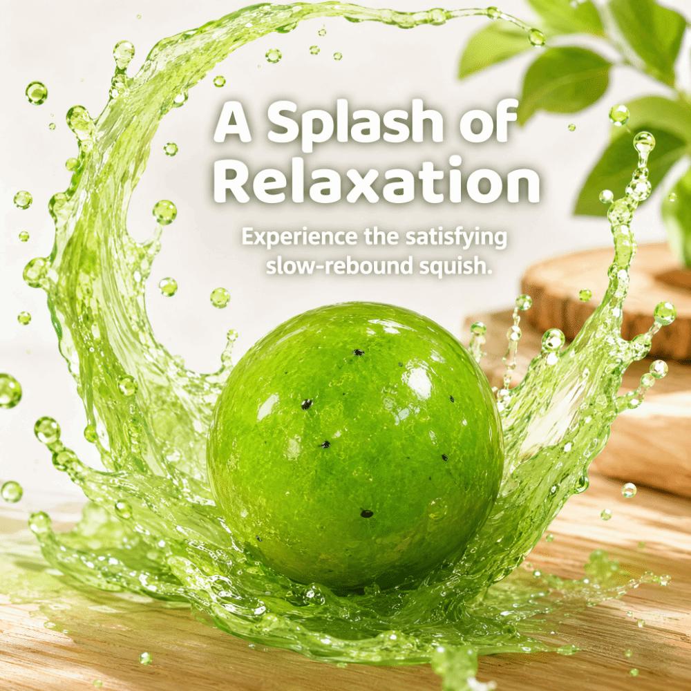 Slow Rebound Kiwi Smoothie Balls Realistic Simulation Kiwi Fidget Toy Squishy Toy Stress Relief