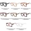 Fashion Anti-Blue Glasses Women'S Personality Plain Square Large Frame Flat Glasses Glasses Frame Tide Tr90 Glasses Frame