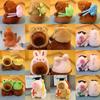 10-13cm Capibara Doll Multicolor Plush Toy Kawaii Bag Pendant Accessories  Car Couple