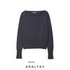 Araltay New Arrival Fashion Style Women's Clothing Fashion All-Match Minimalist off-the-Shoulder Sweater Tops 6771139