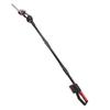 2-in-1 21V Mini Pole Hedge Trimmer Electric Grass Shear with Extension Pole Multi-Angle Adjustable Cordless Shrub Trimmer