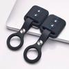 Чехол для брелока для Nissan Qashqai Micra Tiida Sunny Livina Sylphy с брелоком, устойчивая к царапинам поверхность, ударопрочная конструкция, текстура с мягким захватом