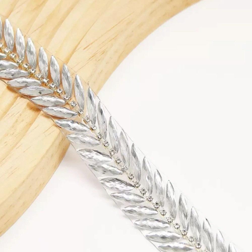 1 ярд ленты со стразами, термостразы, отделка со стразами, для DIY, ремонта, декора, кружевная отделка с бусинами, клеевая лента со стразами из смолы