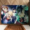 anime M-My Hero A-Academia Floor Mat Soft Flannel Floor Mat  Suitable for Entryways, Living Rooms, Bedrooms, and Bathrooms