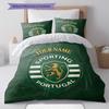 Custom Name,Sporting CP Pattern Bedding Home Decoration Birthday Gift ( 1 duvet cover + 2 pillowcase, without core),fan merchandise.