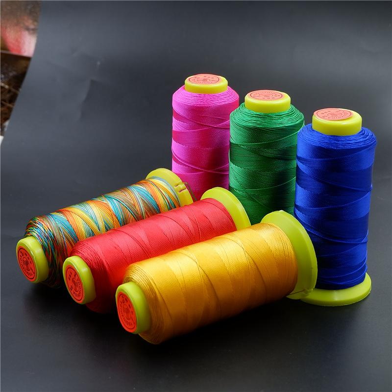 Ожерелье ручной работы из плетёного шнура, нити и бусин, 3/6/9/12/15 нитей, плетёный нейлоновый шнур, бахрома из красного шнура