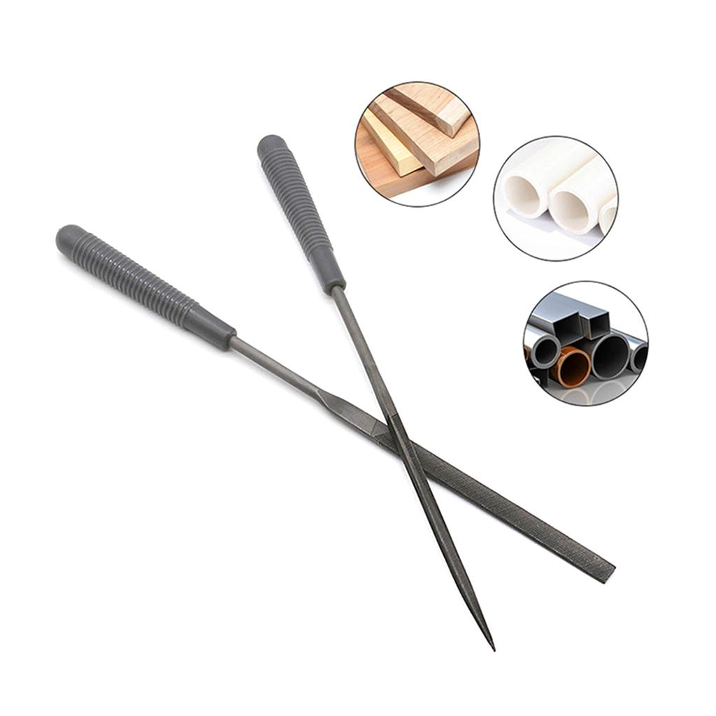 Набор из 12 алмазных надфилей для металла, стекла, камня, ювелирных изделий, резьбы по дереву, ремесла, деревообработки, полированный небольшой надфиль