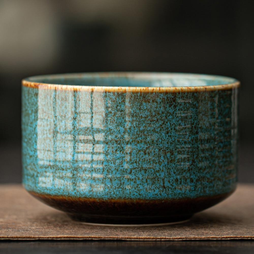 Большая емкость для заваривания чая, гладкая зеленая чашка для заваривания чая, аксессуары для чайного сервиза