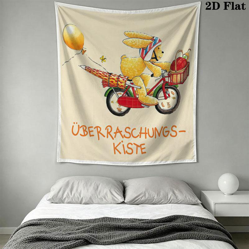 Felix Brave Wall Tapestry Aesthetic Wall Hanging Printed Fabric Blanket Decorative Tapestries for Bedroom Living Room Home Decor
