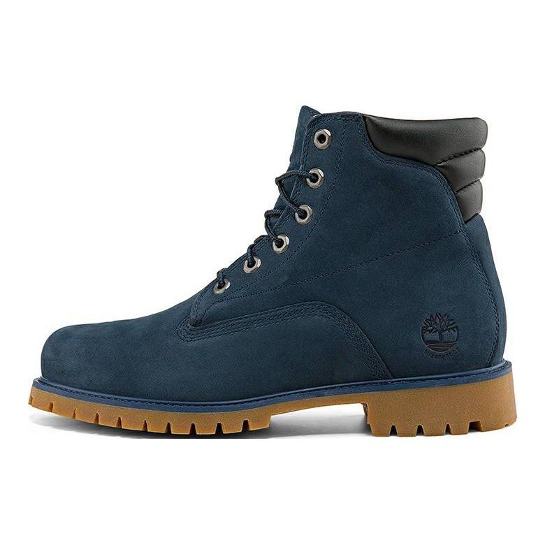 Timberland Waterville Outdoor Casual Waterville короткие водонепроницаемые мужские ботинки Martin темно-синего цвета A2K58019