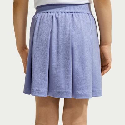 Unisex Nike Kids Two Piece Skirt Sets Crew Neck Moderate Short Skirt Stretch