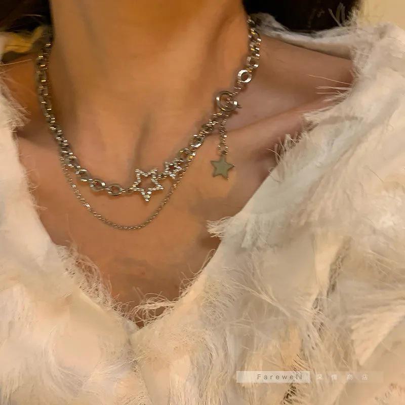 Men's Hip-Hop M Pendant Necklace: Trendy Cuban Chain In Titanium Steel, Stylish and Minimalist Design.