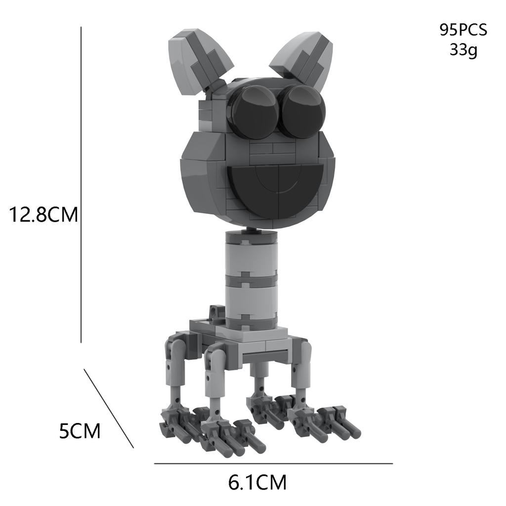 Zoonomaly Деформированный зоопарк Конструктор Мелкие детали детские игрушки