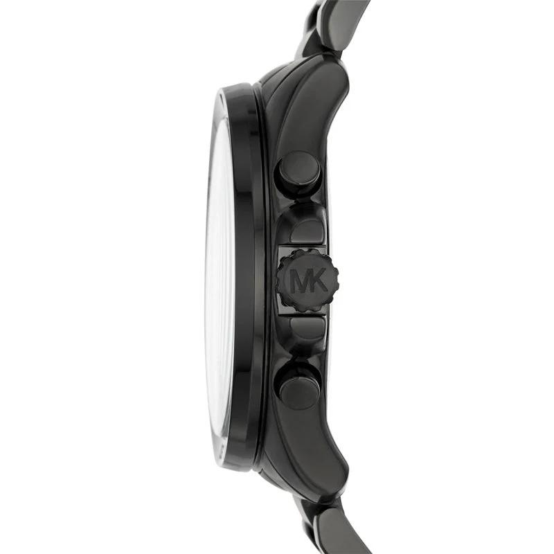 MICHAEL KORS Brecken Men's Quartz Watch black Dial stainless steel Strap 44mm MK8482