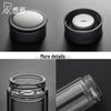 Zhi Shi Double-Layer Portable Glass Tea Water Cup
