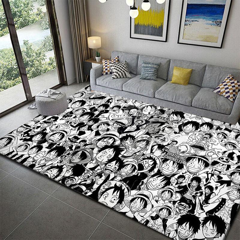 One Piece Fantasy Anime Style Rug Soft Cozy Non-Slip Indoor Area Mat