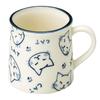 Banko Ware "Perfect for Breakfast" Mug, CAT, Made In Japan, 14255