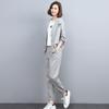 Women's Stylish Spring/Autumn 2024 Age-Reducing Casual Two-Piece Sweater Suit