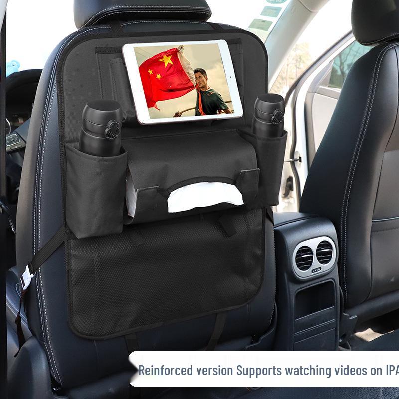 Children's Multifunctional Car Seat Organizer with Touch Screen Compartment