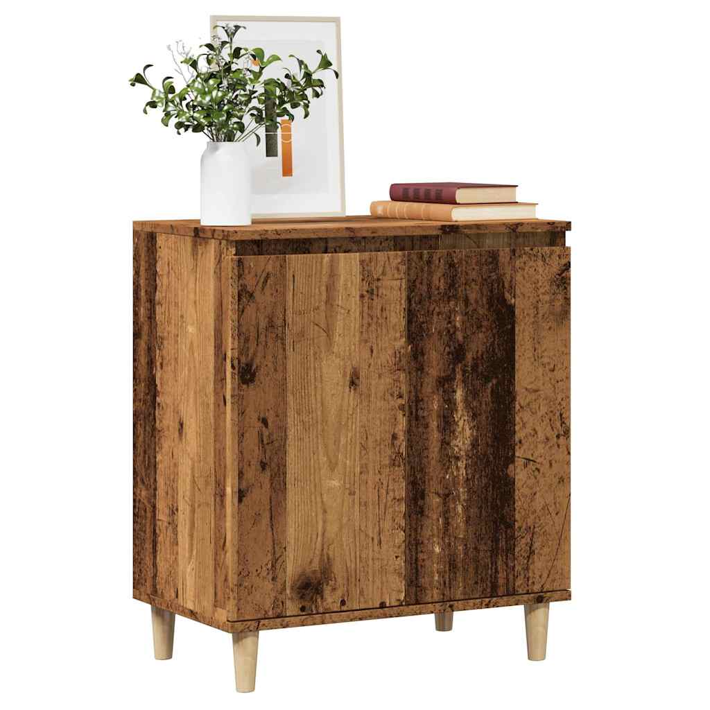 Sideboard Rustic Wood Look 60 x 35 x 70 cm Engineered Wood