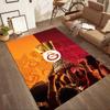 Galatasaray 306 Floor Mat Suitable for Balcony Dining Room Entryway Foyer Anti-slip Rug Anime Office Decor