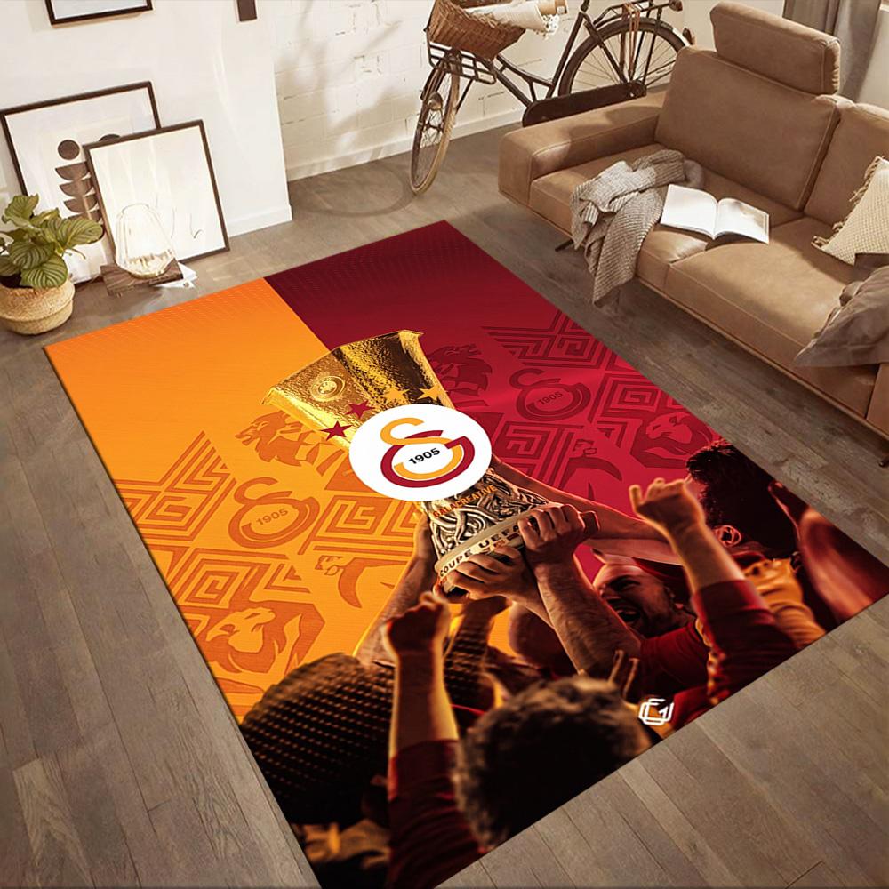 Galatasaray 306 Floor Mat Suitable for Balcony Dining Room Entryway Foyer Anti-slip Rug Anime Office Decor
