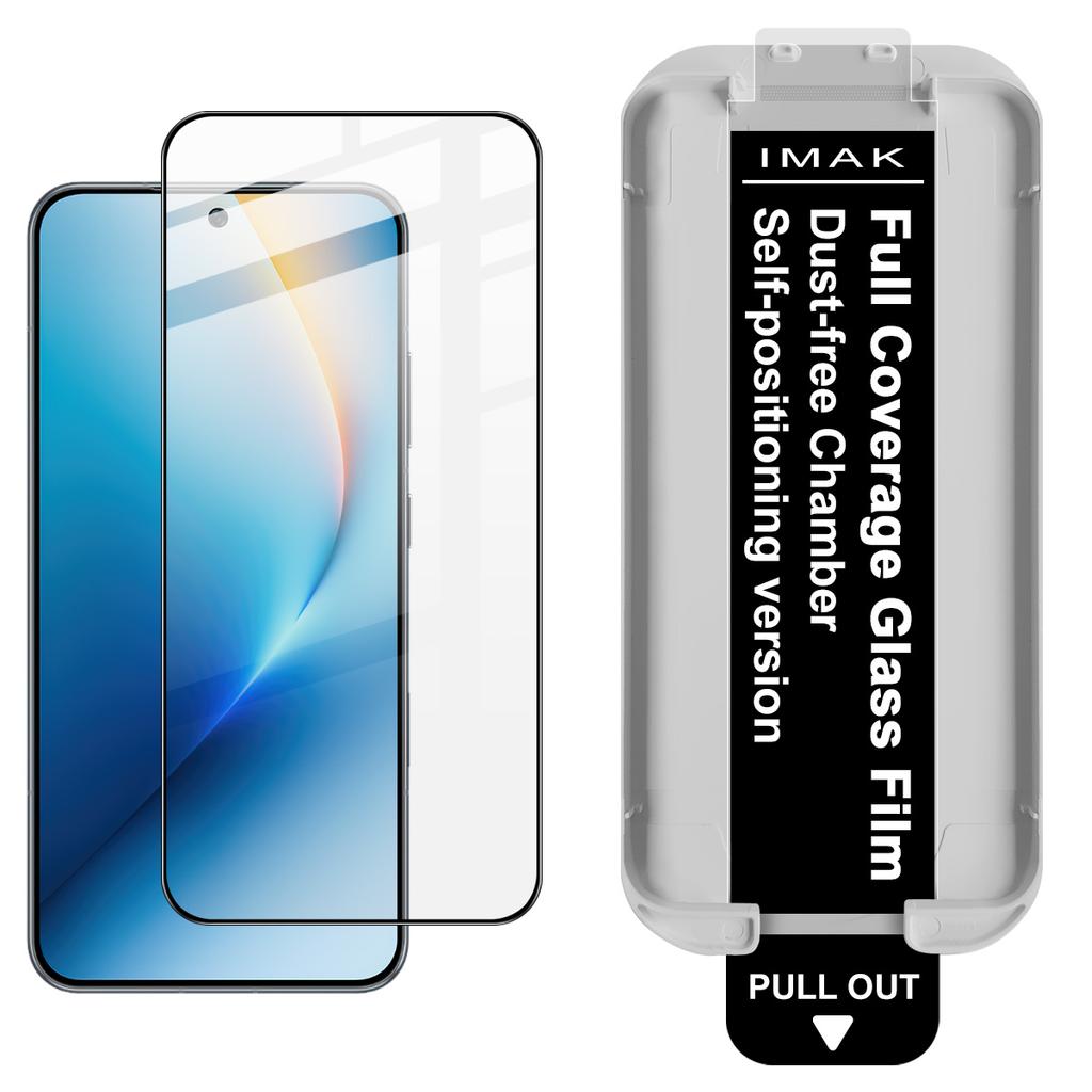 Для Honor WIN RT 5G Стекло IMAK Безпылевая Кабина Закаленное Стекло на Весь Экран Пленка Поддерживает Разблокировку по Отпечатку Пальца