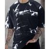 New Summer Men's Fashion T-shirt Personality Rendering Printed Men's T-shirt Top