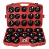 30Pcs Oil Filter Captype Removal Wrench Socket Set 12inch 12.5mm Mouth Car Fuel Filter Remover