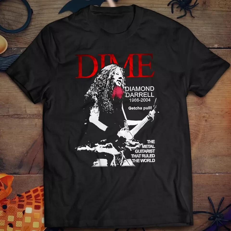 Футболка Dimebag Darrell Топы футболки Мужская Женская Damageplan Cowboys from Hell Metal Magic