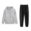 Li Ning Повседневная спортивная одежда Унисекс Монетный серый+Черный AWDVP47-1+YYKV155-1