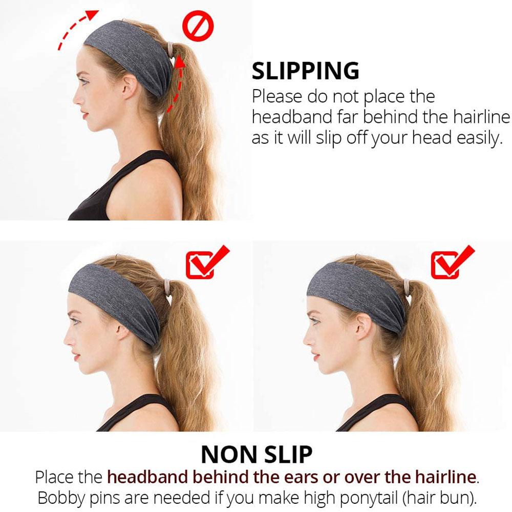 Headwrap Yoga Fitness Elastic Yoga Headbands Sport Hairbands Head Band Athletic Wear