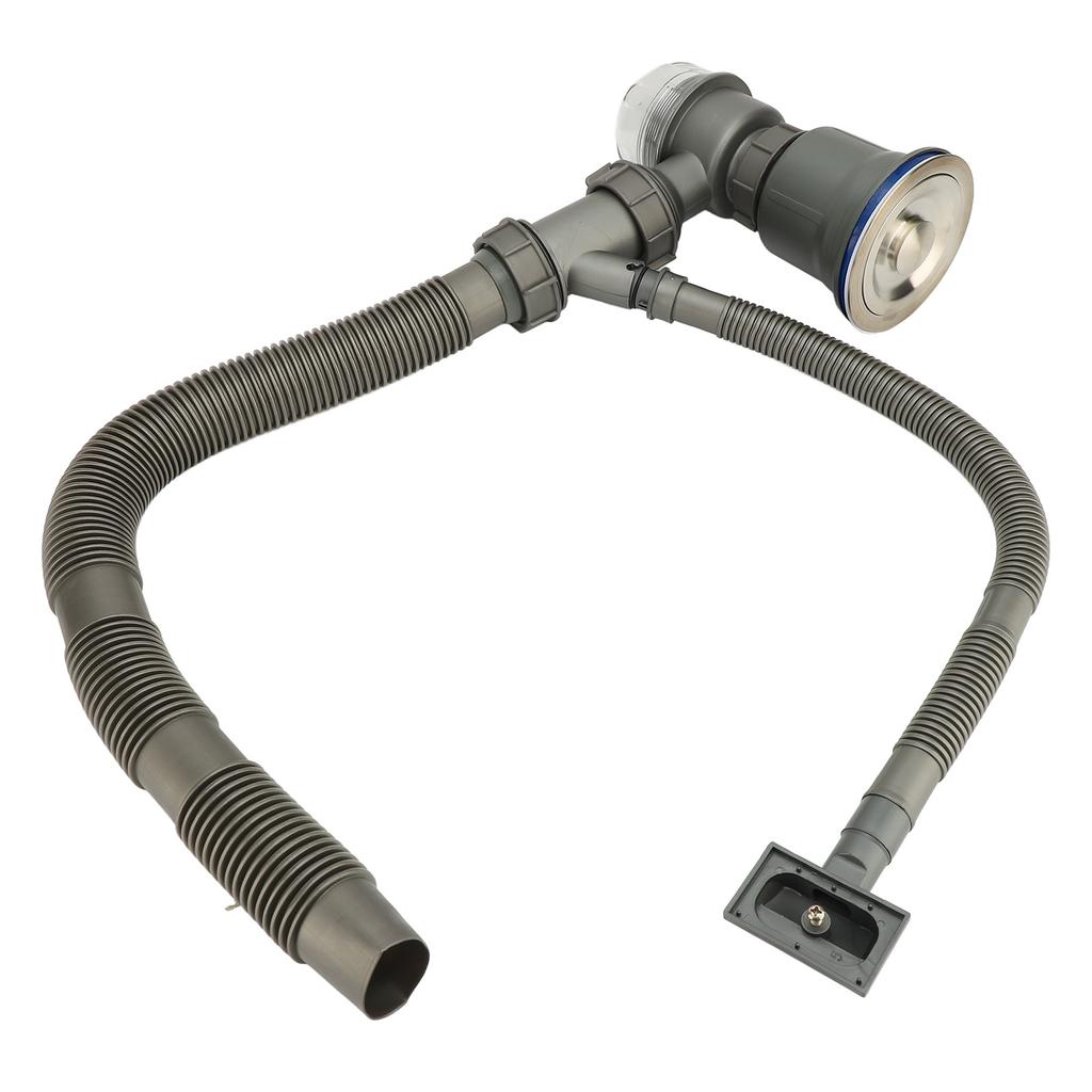 Комплект слива для кухонной мойки Профессиональный Утолщенный Устойчивый к запахам Комплект сливной трубы для раковины для кухонной мойки