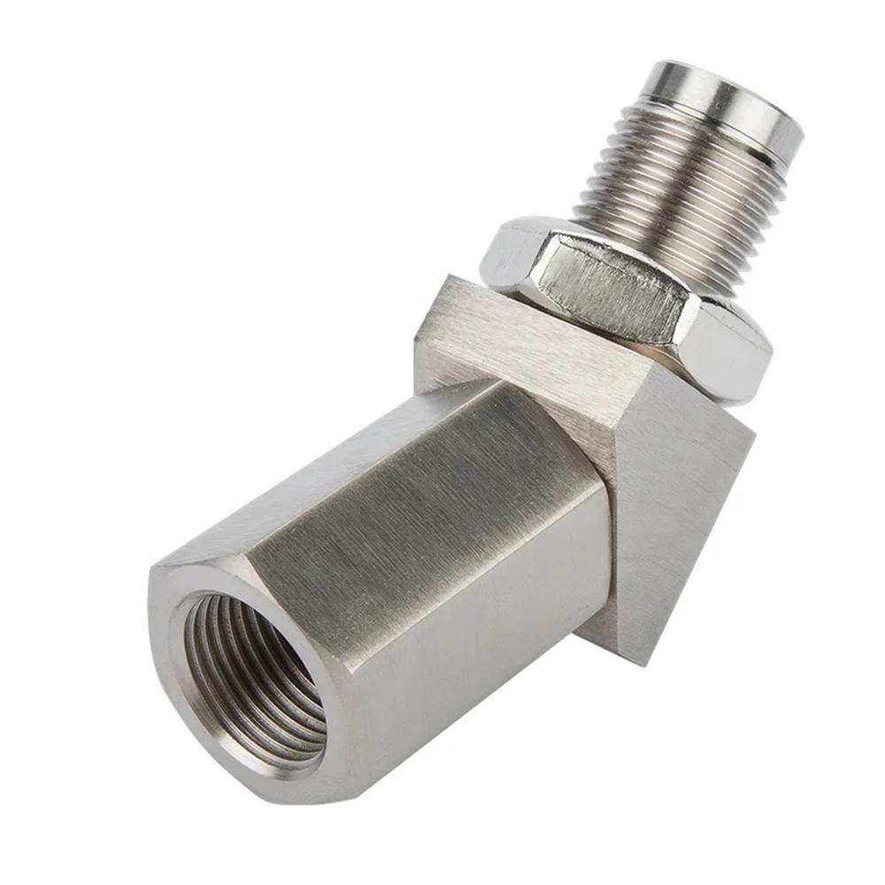 M18X1.5 45 Градусов Адаптер-проставка для датчика кислорода O2 Универсальный Удлинитель из нержавеющей стали Фильтр Cel Мини-катализатор Индикатор Check Engine