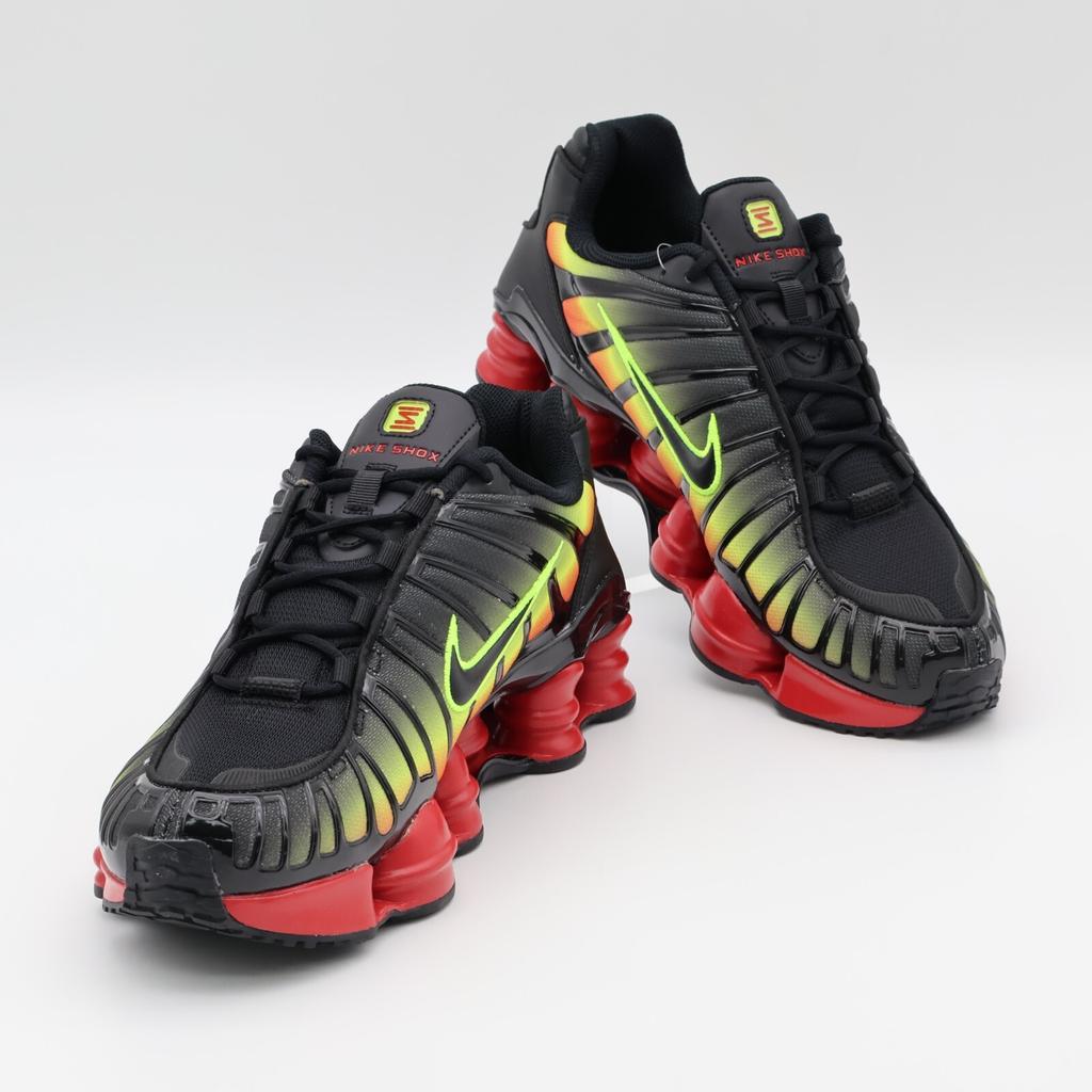 HJ9609-001 Nike Shox TL Черный и Вольт (Женский)