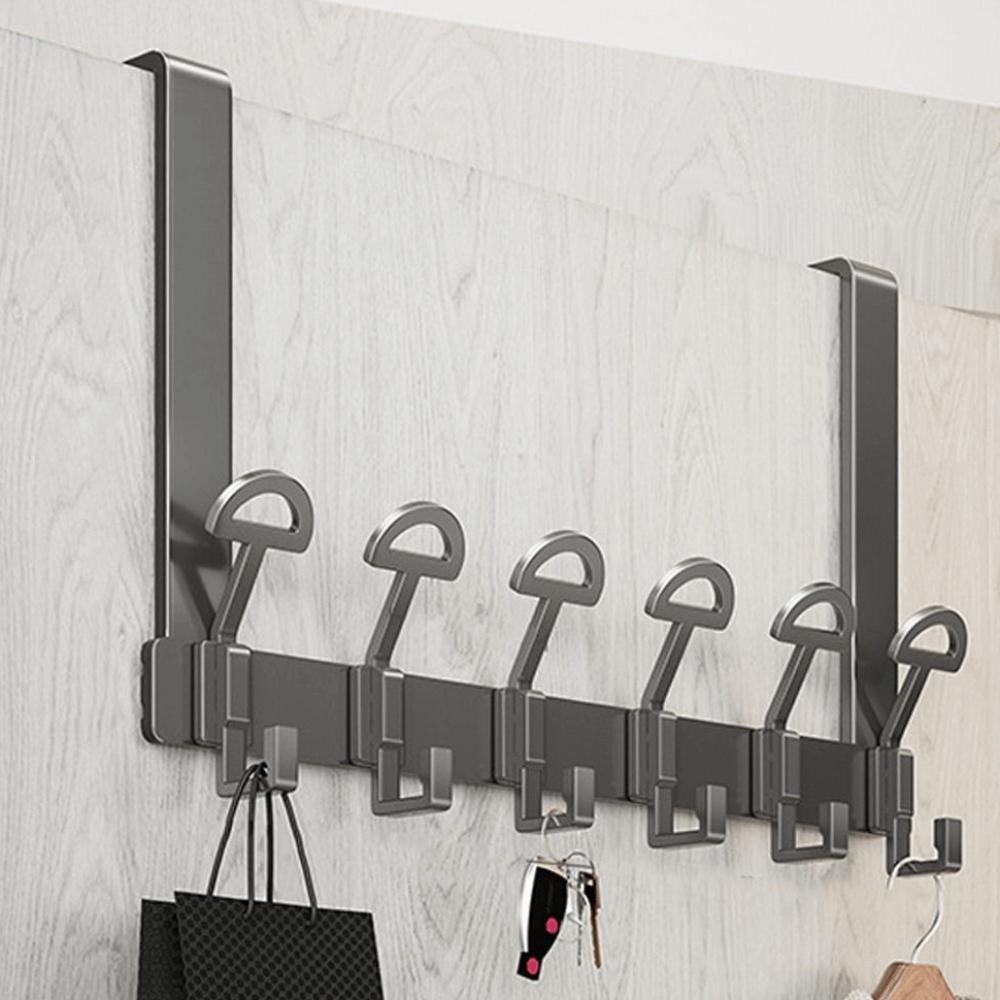 Quick Installation Wall-Mounted Coat Racks 6/7 Hooks Storage Hooks Home Storage