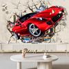 Граффити Обои Автомобиль Разбитая Стена 3D Фреска Спальня Гостиная Кафе Бар Граффити Настенная Фреска Домашний Декор