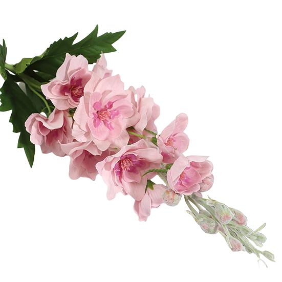 Artificial Flowers Adjustable Plastic Branches Silk Cloth Petals Realistic Violet Design Imitation Flower Wedding Halls Home Decor