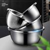 Multi Functional Stainless Steel Vegetable Bowl Drain Basket Kitchen Cooking Storage Tool Stainless Steel Sink Drainer Basket