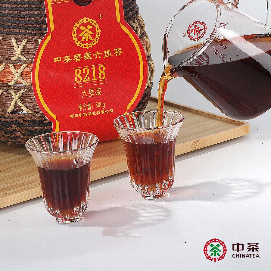 8218 Чай Wuzhou LiuPao Jiao Cang LiuBao Black Dark Tea Basket Hei Cha 500г/1,1 фунта