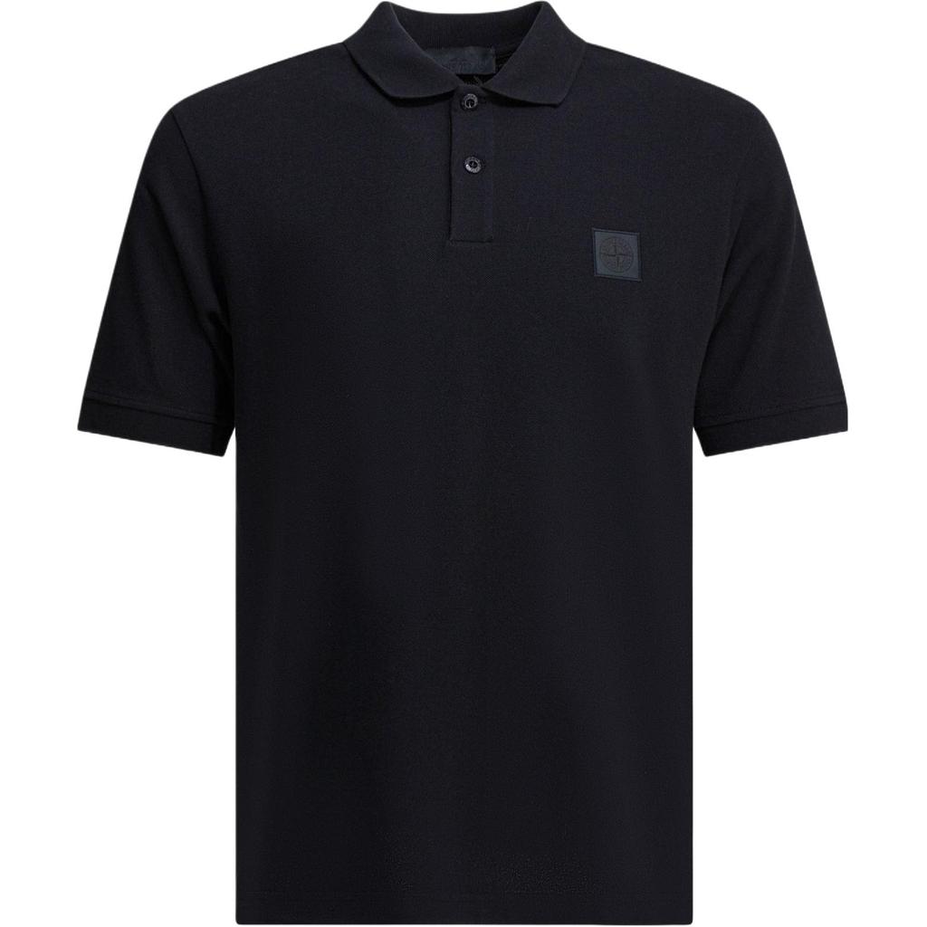 Stone Island Button Short Sleeve Badge Polo Shirt Men polo shirts L1S152200002S0F39-V0020