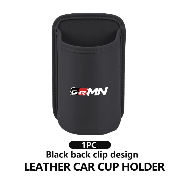 Car Door Cup Holder Leather Automotive Drink Rack Storage Bin For S1 Crown GR Sport Corolla YARIS Auris C-HR Hilux Vios JH0