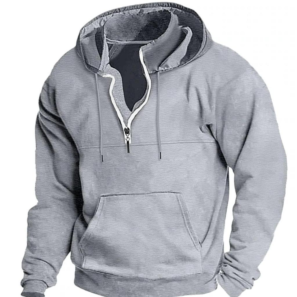 Новая толстовка с капюшоном, толстое повседневное пальто, мужская свободная толстовка с принтом