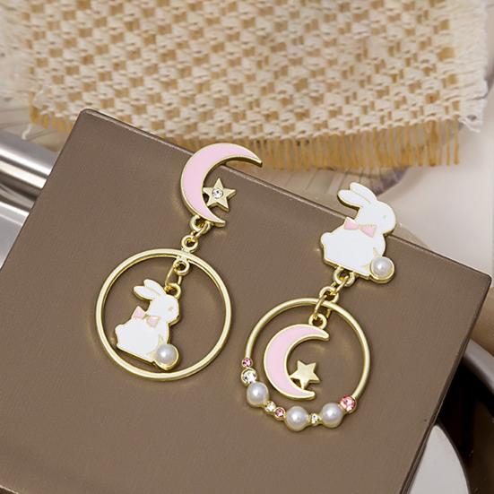 Стильные серьги-капли полые износостойкие декоративные