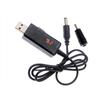 USB-кабель повышающего преобразователя 5 В постоянного тока в 9 В, 12 В, повышающий кабель питания с разъемом постоянного тока 5,5x2,1/2,5 мм 3,5x1,35 мм