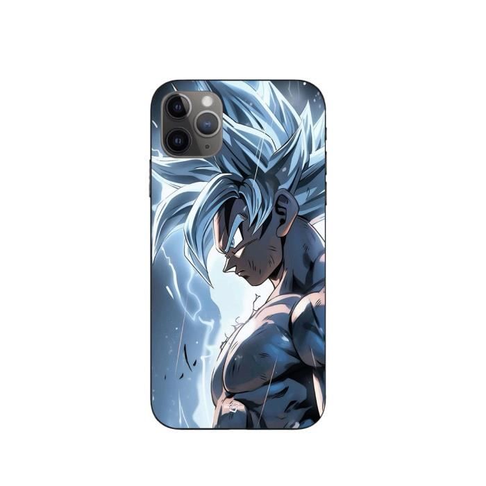 Coque - Maniacase - Iphone 11 Pro - Songoku Ultra Instinct - Souple - Noir